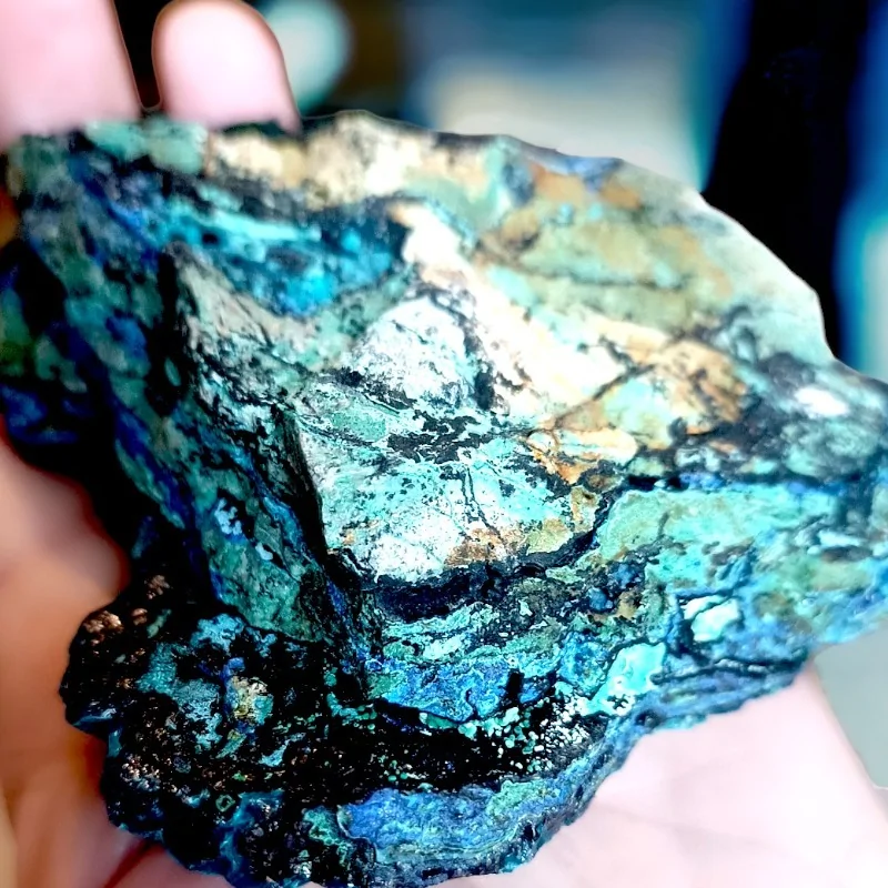 Chrysocolle brute - Pierre brute - Lithothérapie