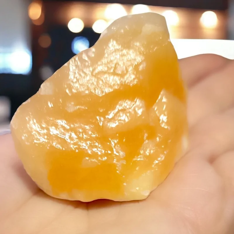 Calcite orange - Pierre brute - Lithothérapie