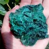 malachite, malachite fibreuse, malachite de collection