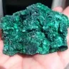 malachite, malachite fibreuse, malachite de collection