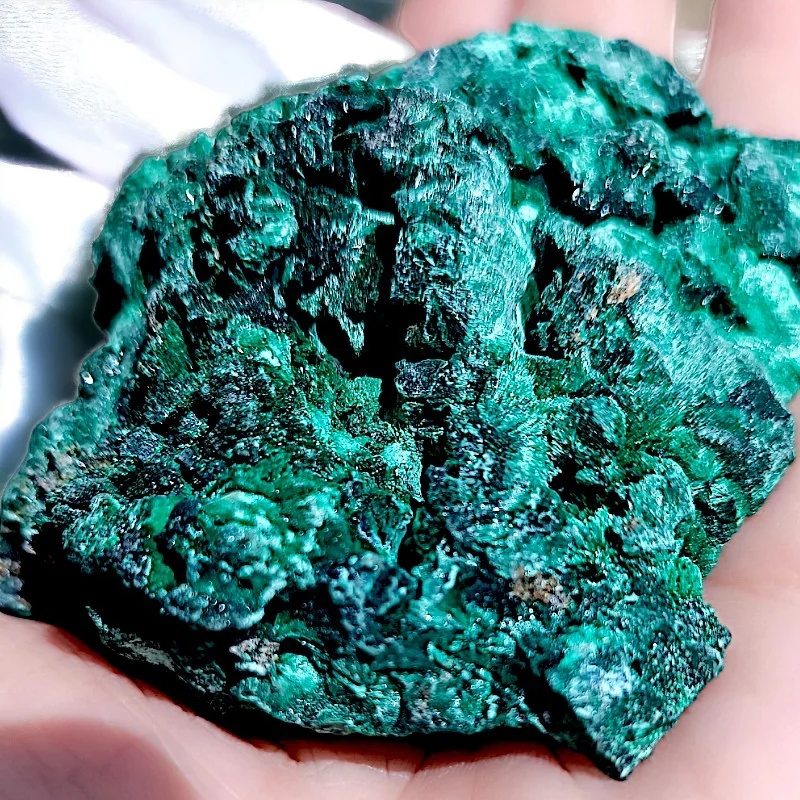 malachite, malachite fibreuse, malachite de collection