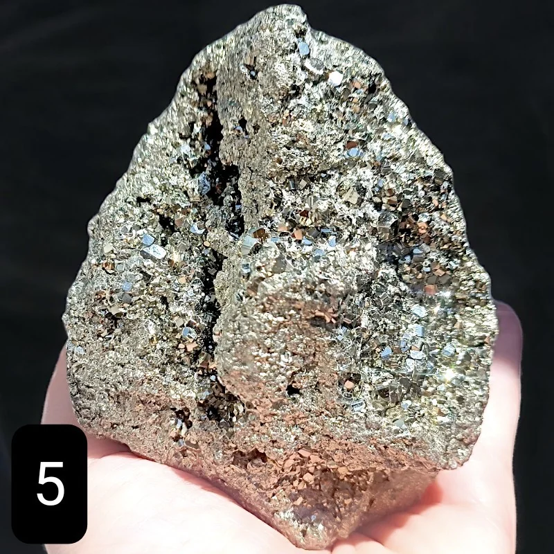 Pyrite brute, pyrite de collection, vertus pyrite