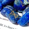 Runes en Lapis lazuli, runes en pierre, runes Futhark, runes vikings