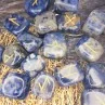 Runes divinatoires - Runes futhark - Runes en pierre - Sodalite - Outils de divination - La Malle Aux Sorcières