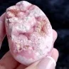 Rhodochrosite - Pierre Rhodochrosite - Rhodochrosite vertus - Pierre de cœur - Cœur en Rhodochrosite