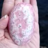 Rhodochrosite - Pierre Rhodochrosite - Rhodochrosite vertus - Pierre de cœur - Cœur en Rhodochrosite