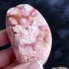 Rhodochrosite - Pierre Rhodochrosite - Rhodochrosite vertus - Pierre de cœur - Cœur en Rhodochrosite