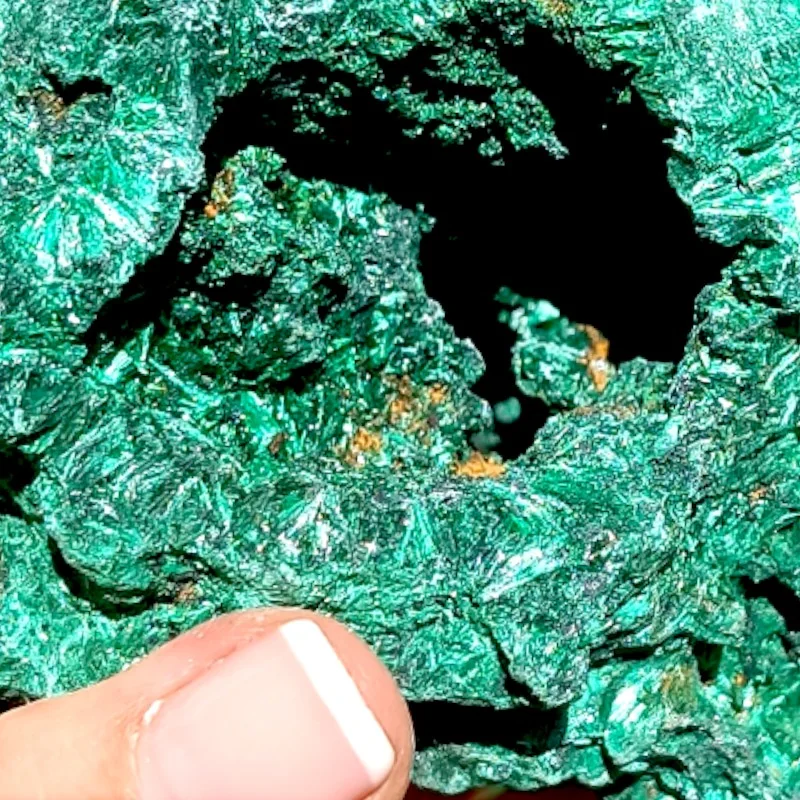 Malachite - Malachite brute - Malachite Fibreuse - Lithothérapie - Malachite du congo - Pierre de collection