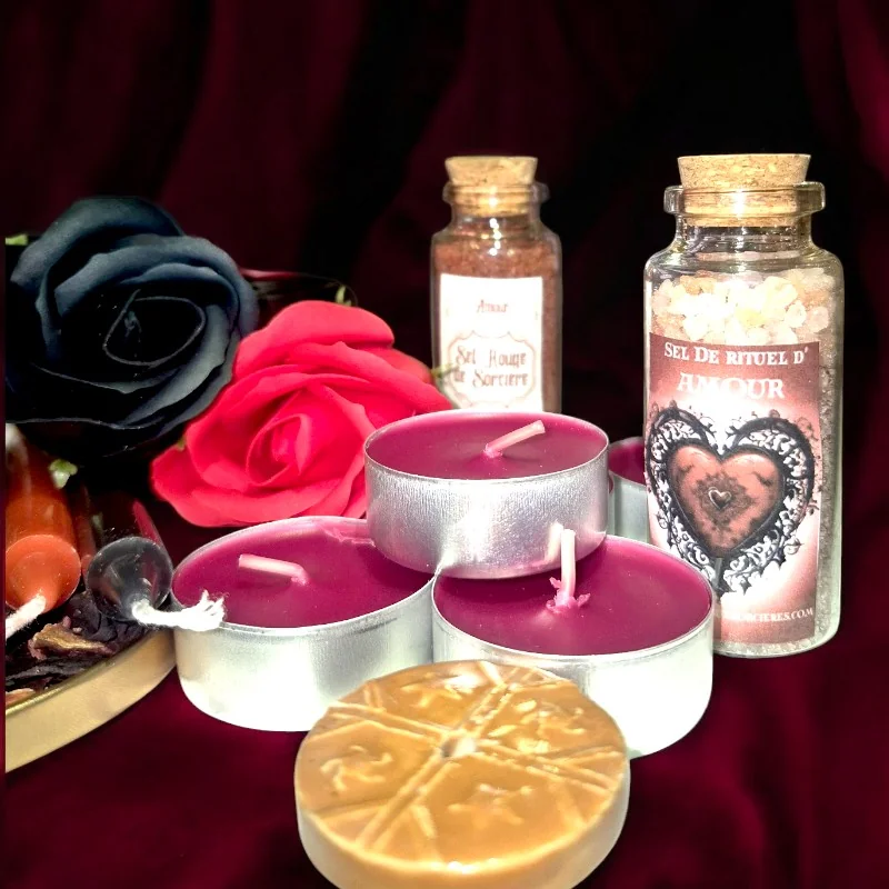 box de sorcière, box Gothic Love, witchbox, coffret saint Valentin, st valentin de sorcière, gothique, Love ritual