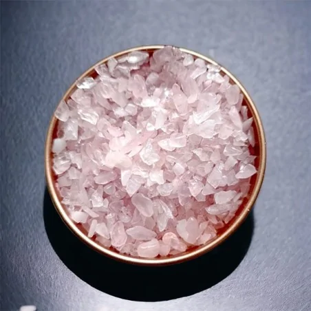 Chips de pierre - Quartz rose